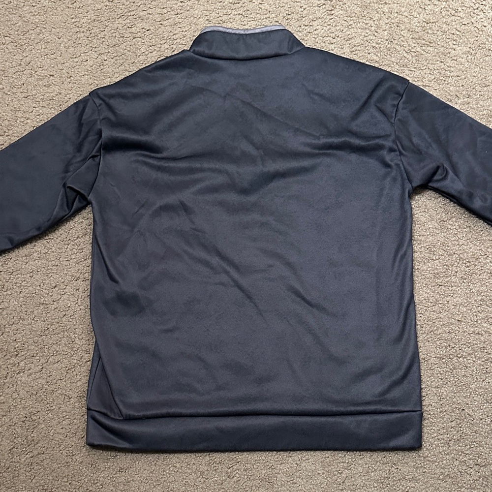 Carhartt Mens Long Sleeve Quarter-Zip Pullover T Shirt Dark Gray Size S - Picture 2 of 9